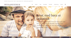 Desktop Screenshot of prinsogprinsesse.dk